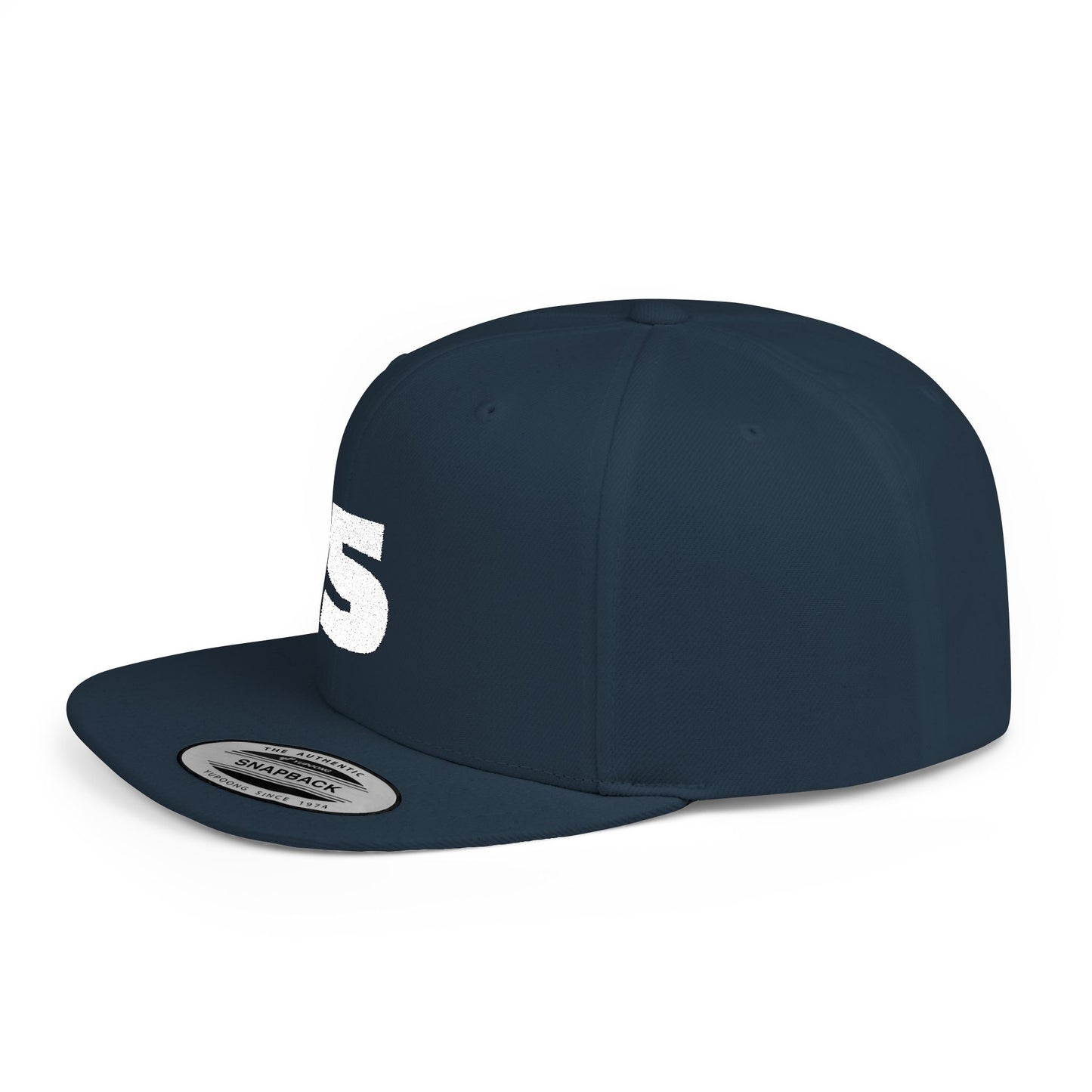 5-Panel Flat Bill Snapback Hat | Urban Style Cap, Customizable Gift, Trendy Streetwear, Cool Outfits, Sports Fan Gear