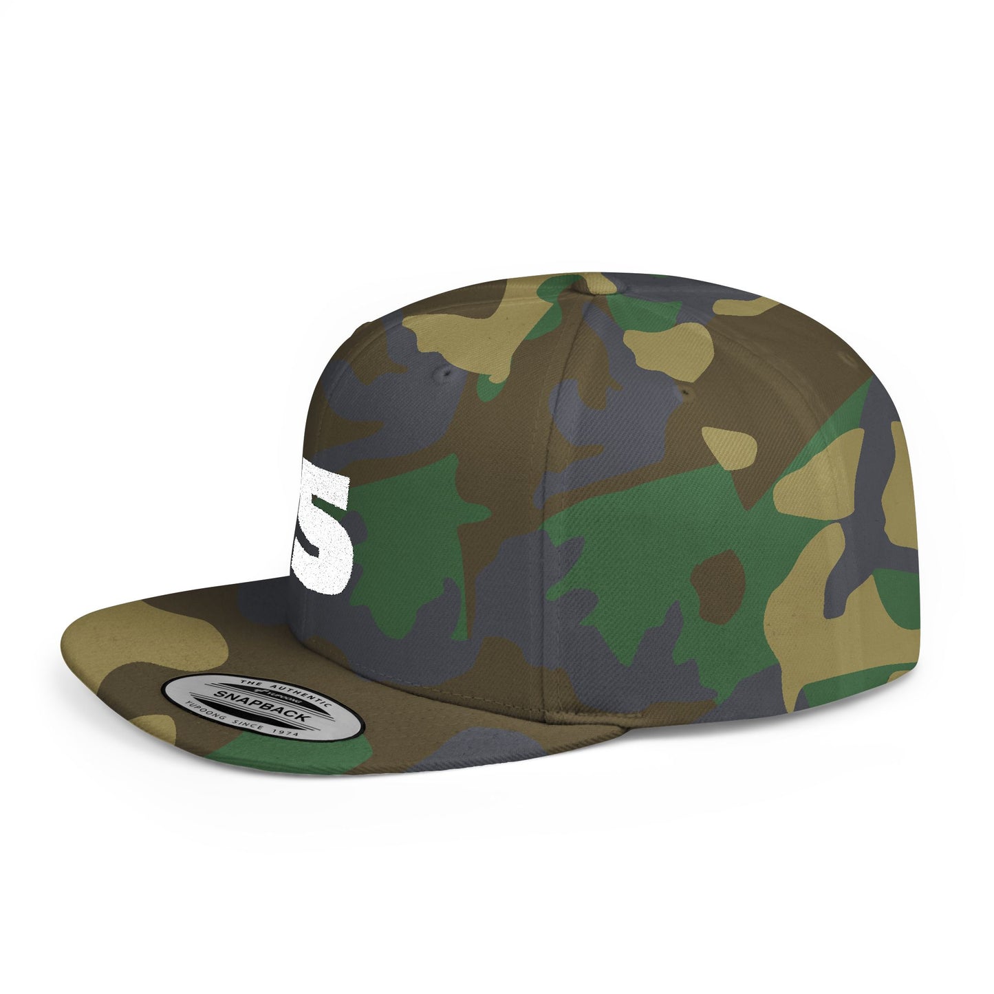 5-Panel Flat Bill Snapback Hat | Urban Style Cap, Customizable Gift, Trendy Streetwear, Cool Outfits, Sports Fan Gear