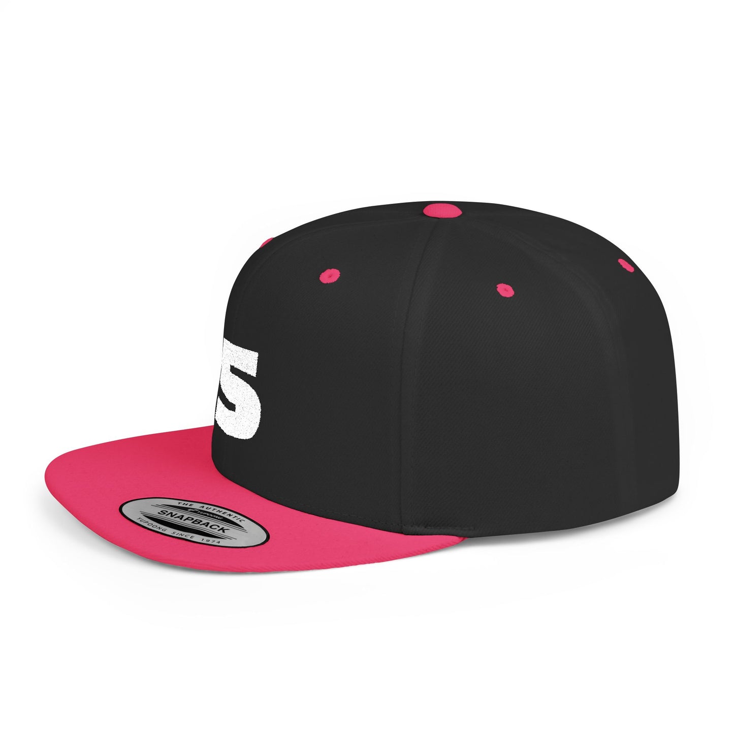 5-Panel Flat Bill Snapback Hat | Urban Style Cap, Customizable Gift, Trendy Streetwear, Cool Outfits, Sports Fan Gear