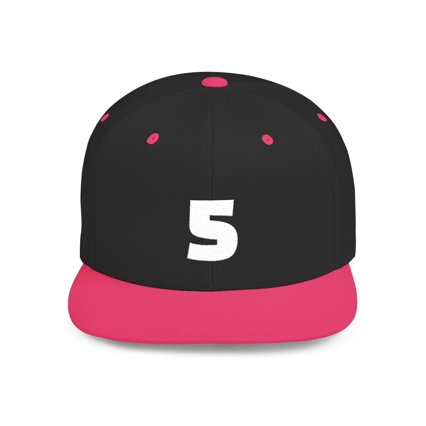 5-Panel Flat Bill Snapback Hat | Urban Style Cap, Customizable Gift, Trendy Streetwear, Cool Outfits, Sports Fan Gear