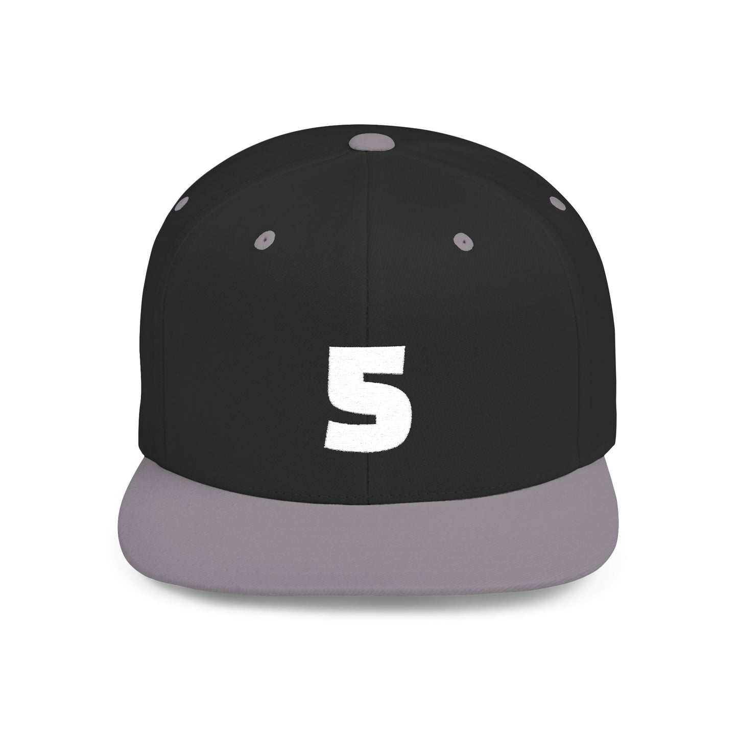 5-Panel Flat Bill Snapback Hat | Urban Style Cap, Customizable Gift, Trendy Streetwear, Cool Outfits, Sports Fan Gear