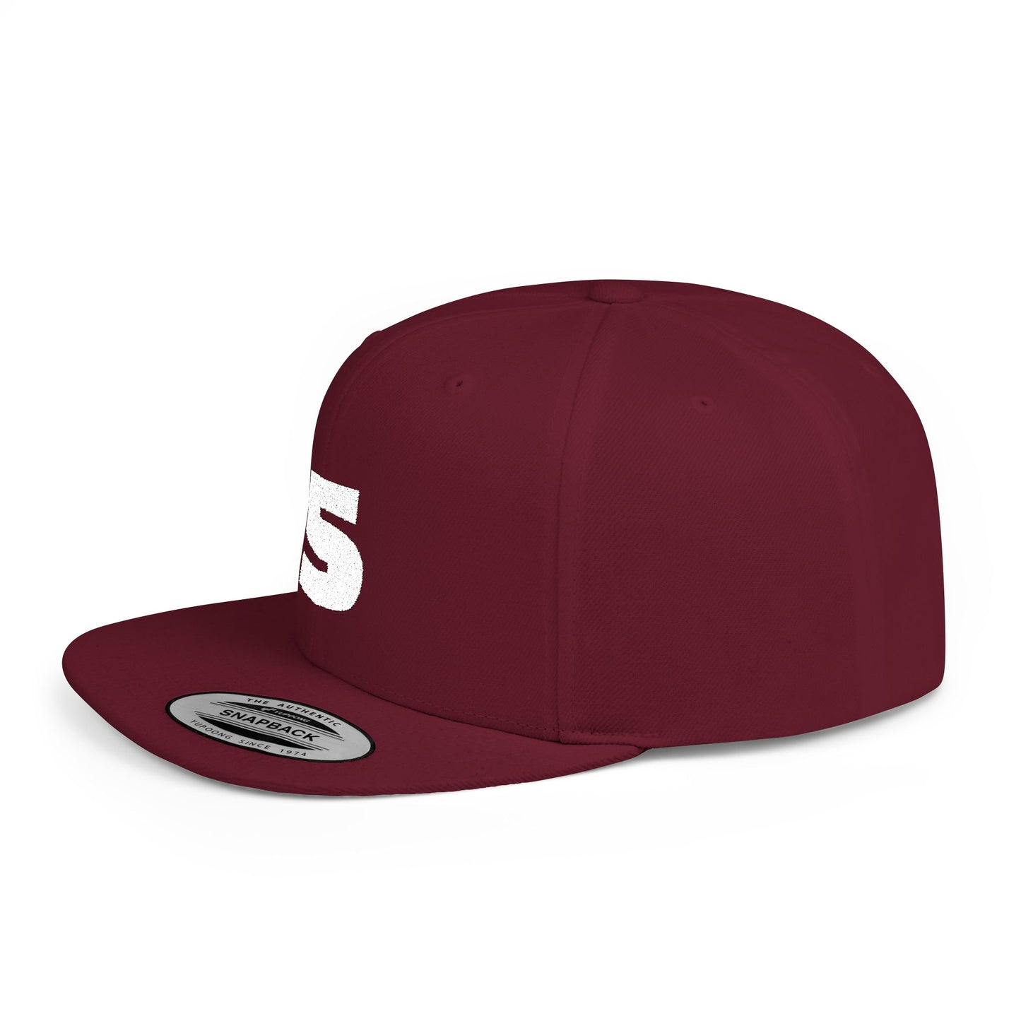 5-Panel Flat Bill Snapback Hat | Urban Style Cap, Customizable Gift, Trendy Streetwear, Cool Outfits, Sports Fan Gear