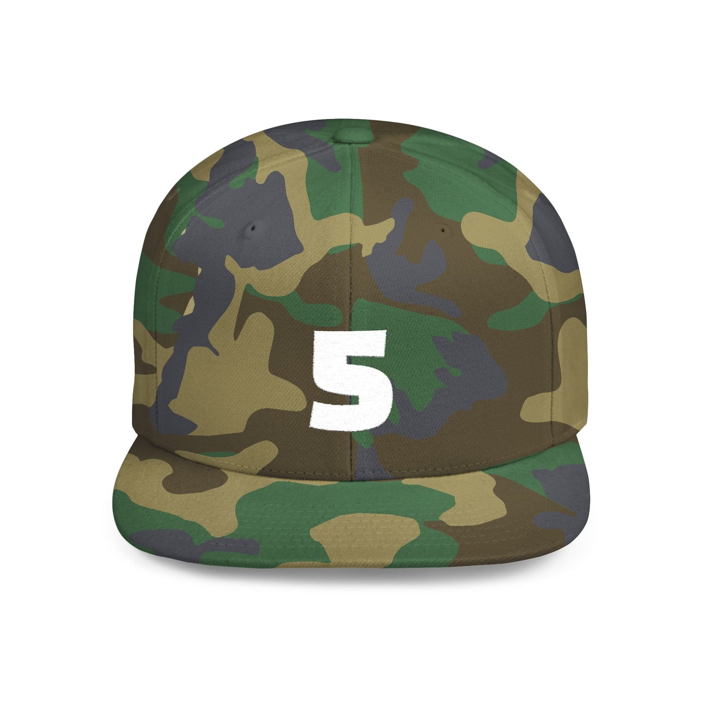 5-Panel Flat Bill Snapback Hat | Urban Style Cap, Customizable Gift, Trendy Streetwear, Cool Outfits, Sports Fan Gear