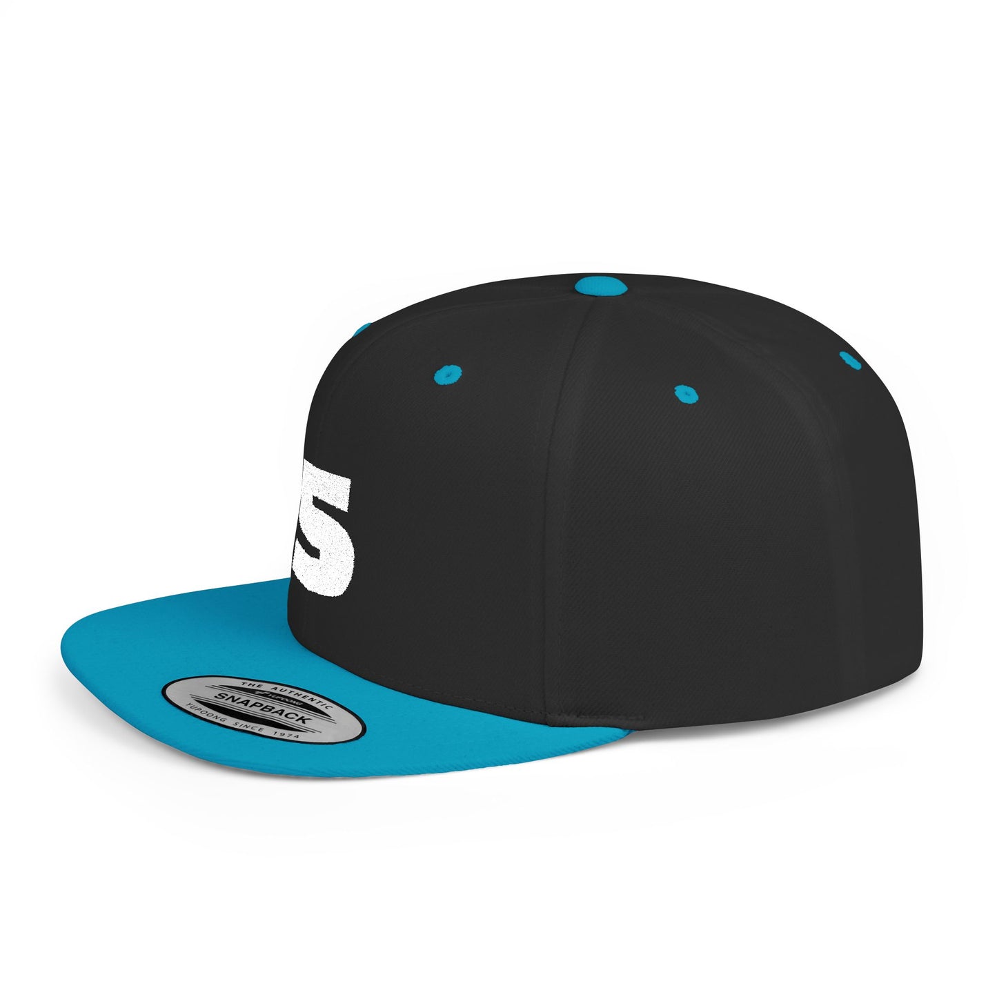 5-Panel Flat Bill Snapback Hat | Urban Style Cap, Customizable Gift, Trendy Streetwear, Cool Outfits, Sports Fan Gear
