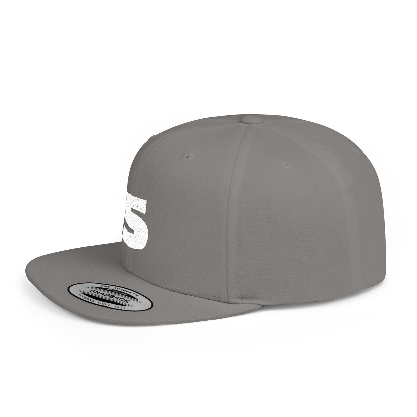 5-Panel Flat Bill Snapback Hat | Urban Style Cap, Customizable Gift, Trendy Streetwear, Cool Outfits, Sports Fan Gear