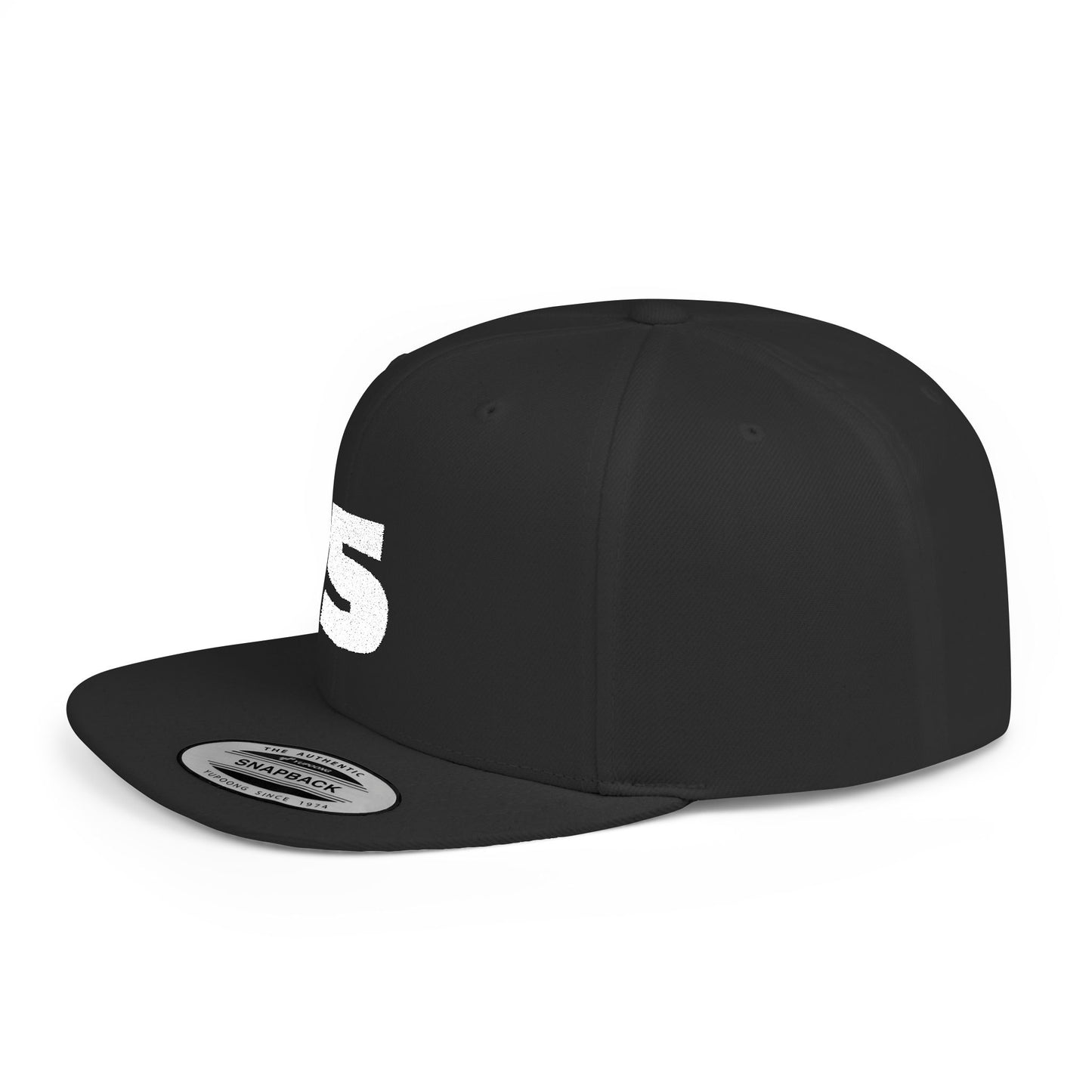 5-Panel Flat Bill Snapback Hat | Urban Style Cap, Customizable Gift, Trendy Streetwear, Cool Outfits, Sports Fan Gear